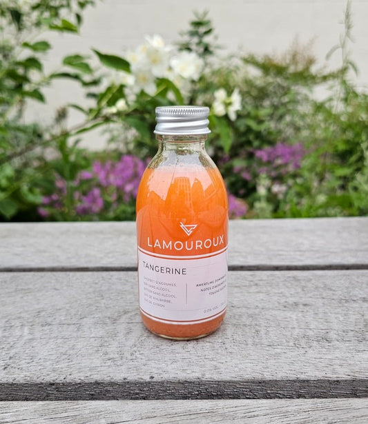 Cocktail sans alcool prêt à boire à base d'agrumes et gin sans alcool, format 150 ml